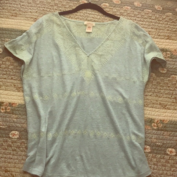 Sundance | Tops | Sundance Boho Linen Tee | Poshmark